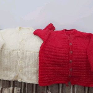 Kids Pure Woolen  Cardigns( 0to 12 Months)