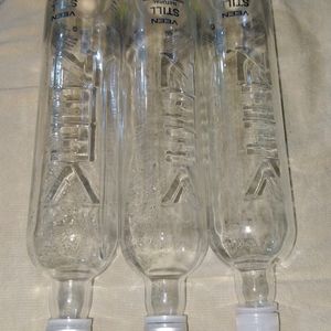 Glass Bottle Set Of 3