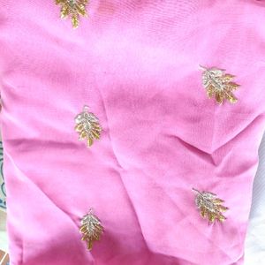 New Baby Pink Saree