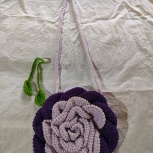 Hand Made Crochet Sling Bag Hope