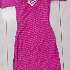 Pink Kurti ( Only Cash)