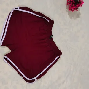 Maroon Shorts For Women