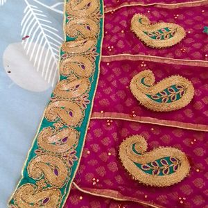 Beautiful Heavy Embroided Lahanga Choli