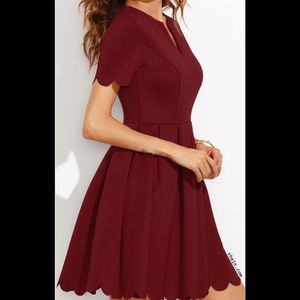 Red Flare Dress