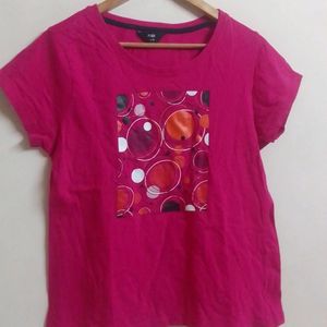 Max Pink Regular Wear Tee