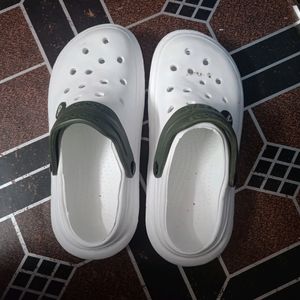 White Crocs