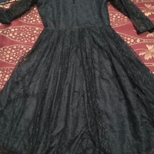 Black Flared Frock