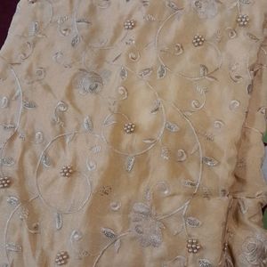 Yellowish Cream Color Fabric