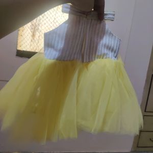 Yellow Baby Girl Frock Like New