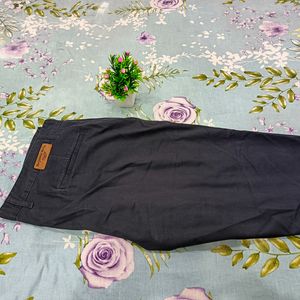 Navy Blue Cotton Mens Pant Size 36