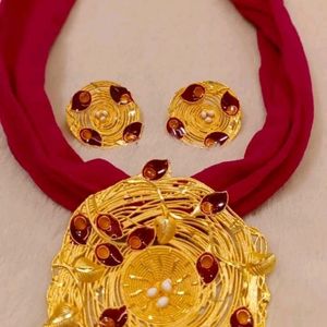 Gold Plated Jewellery Set ( 1 Pack )