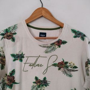 White Printed Top (Women's)