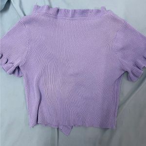 Lavender Crop Top