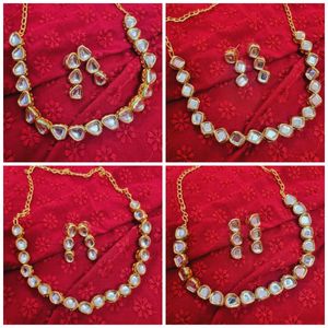 Sleek Kundan Choker Sets