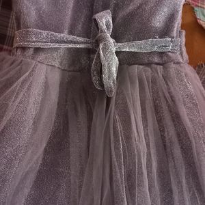 Grey Gown For Girls