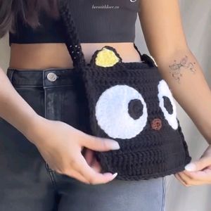 Crochet Chococat Slingbag