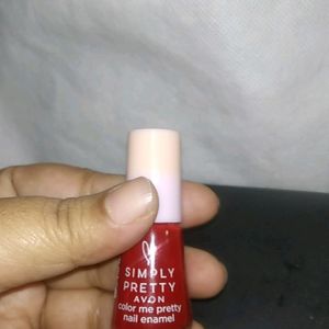 Avon Simply Pretty Color Me Pretty Nail Enamel - Code - Cherry Red - NE 05