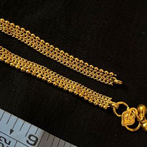 Gold Color Anklets - Simple And Elegant