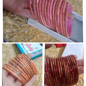 3 Combo Bangles Set