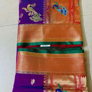 Kathpadar Paithani Saree