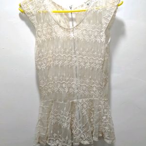 Nicole Brand Lace Top.