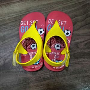 Boy Red Colour Slippers