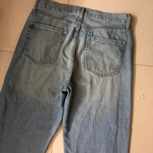 Forever 21 Blue High Waisted Jeans