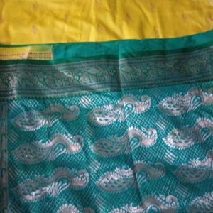 Semi Peithani Silk Saree