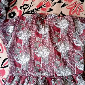 Round Kurti PLAZO Sets