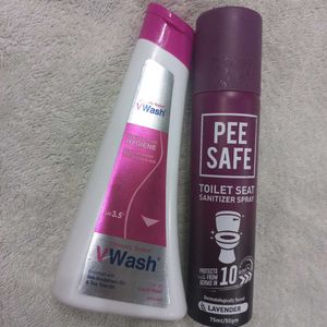 Combo🌻 INTIMATE HYGIENE💗(PEESAFE+Vwash)