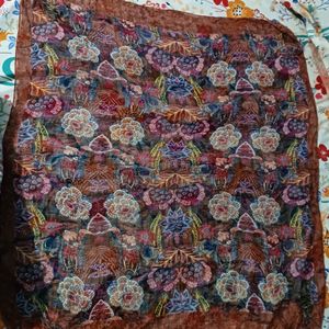 Floral Cotton Scarf