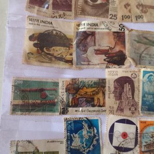 India Vintage Stamps