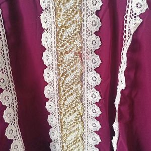 Heavy Embroidery Kaftan Dress