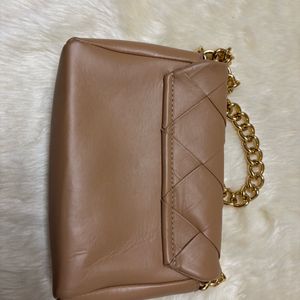 Bagette Bag Women Beige Color Chain Strap