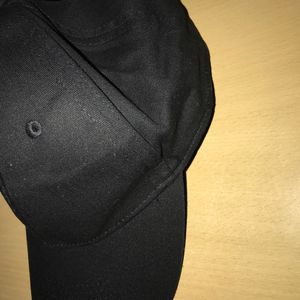 H&M Black Cotton Twill Cap