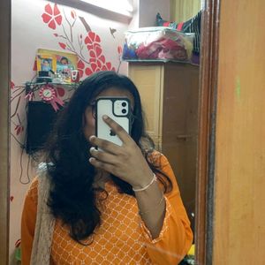 Orange Kurti 🧡