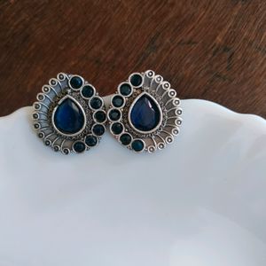 Monalisa Stone Blue Colour Earings..