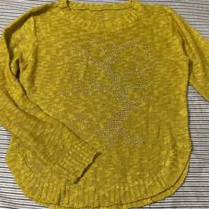 Beautiful Yellow Golden Sweater