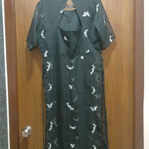 Net Black Kurti .