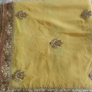 Mustard Yellow Saree For Festive Season