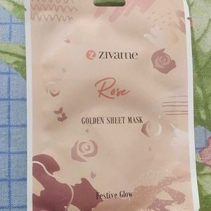 Zivame Sheet Mask Rose Saffron & Retinol Pack Of 3