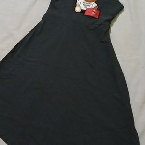 Charcoal Dungree Dress