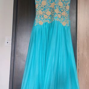 Sea Green Anarkali Frock