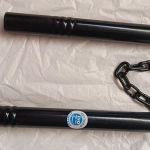 Stainless Steel Black Nunchaku for Martial Arts