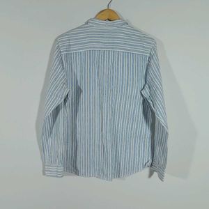 Off White Striped Shirt For Men's