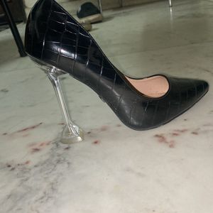 Black Heels Size 38