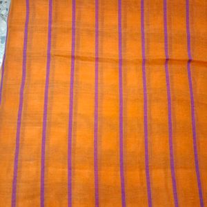 New unused Oramge Purple Saree