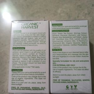 Combo Of 2 Organic harvest Serum(day/ni8)