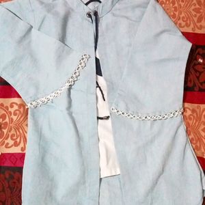 Tishirt With Joint Jacket Top