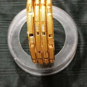 Bangles 4pcs Set Golden